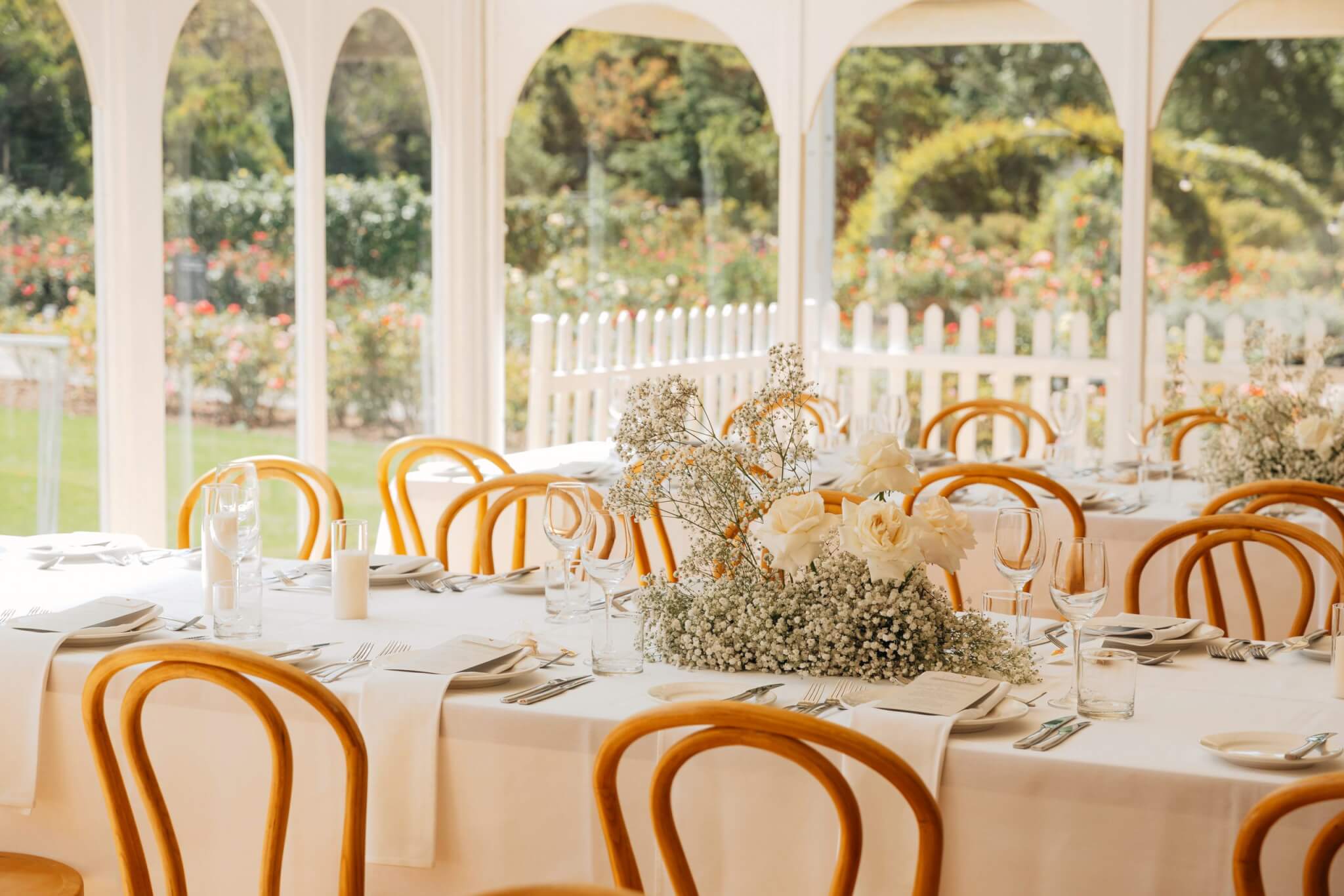 Blanco Weddings botanic gardens reception