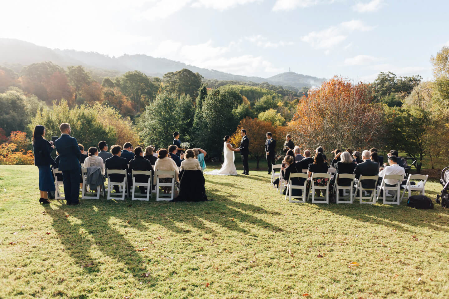 Wedding Ceremony at Mount Lofty Gardens