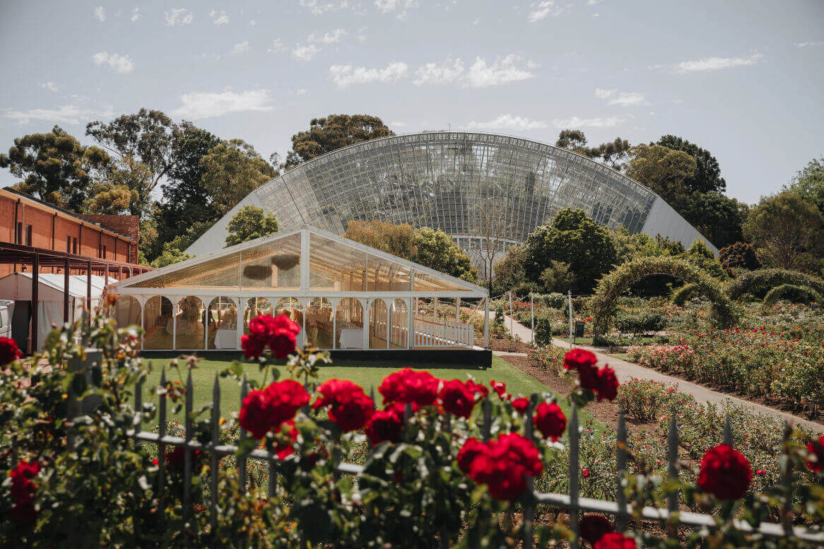 rose garden pavilion for weddings in adelaide