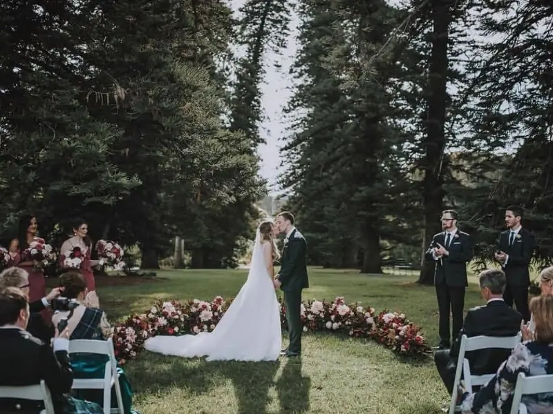 Adelaide Botanic Garden Wedding Ceremony