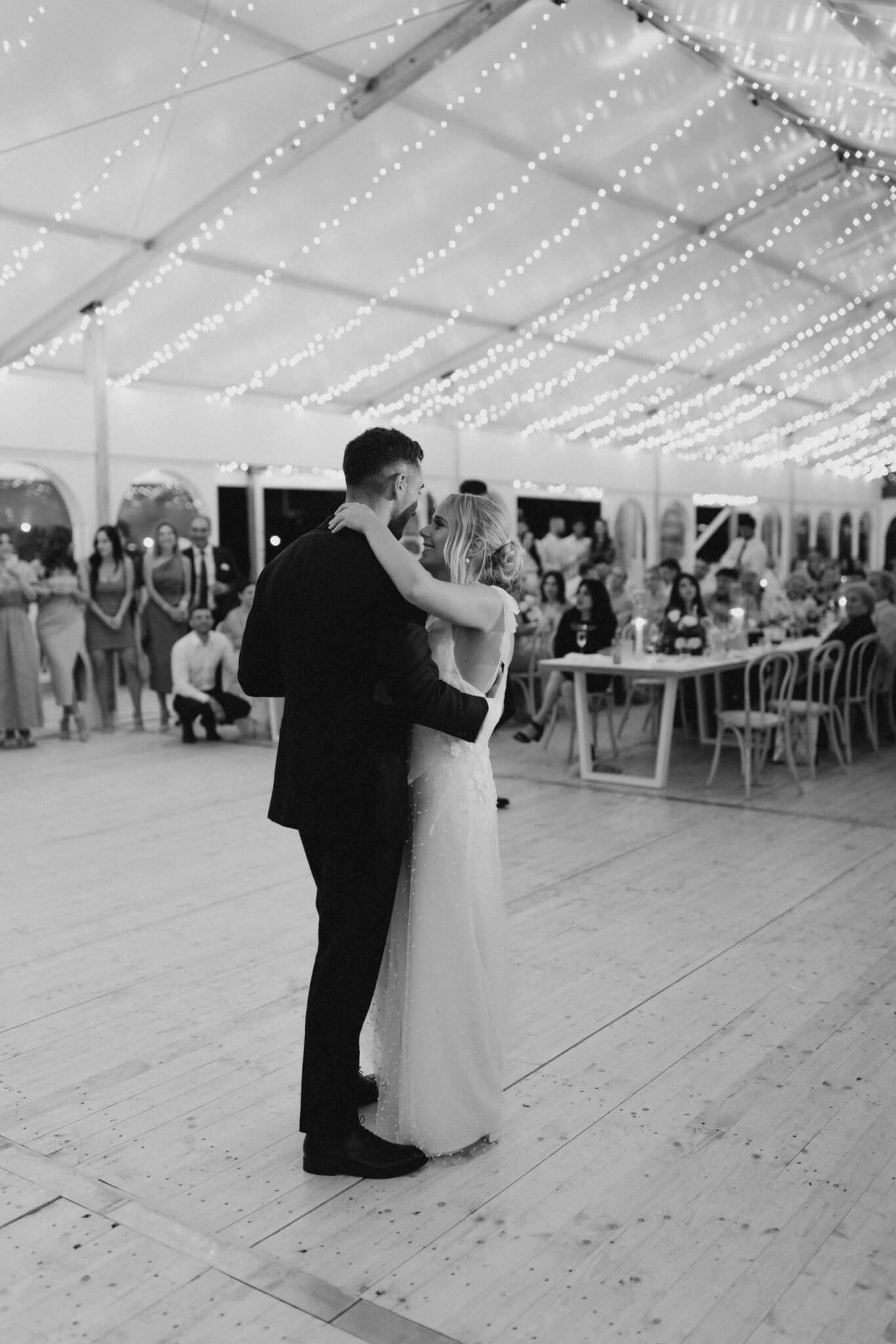 couple dancing on their wedding day