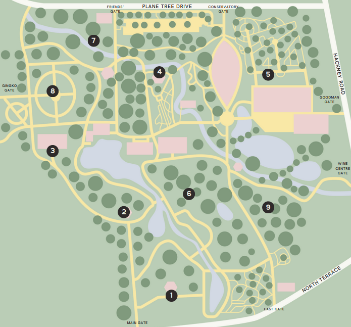 ABG ceremonies map